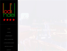 Tablet Screenshot of lodihotel.it